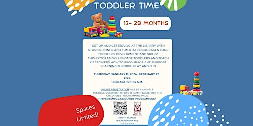 Toddler Time - NORTH BRANCH primary image