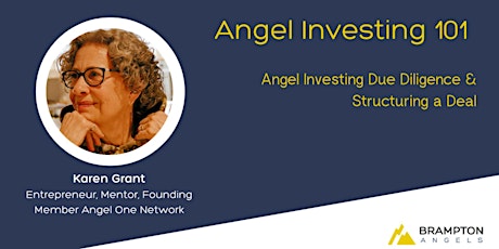 Angel Investing 101 - Due Diligence & Structuring a Deal primary image