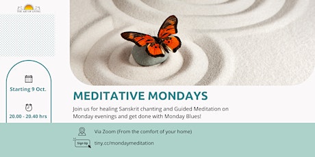 Meditative Mondays (M&M session) primary image