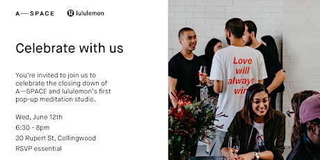 A Celebration: A—SPACE and lululemon primary image