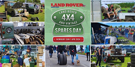 Immagine principale di Land Rover, 4x4 and Vintage Spares Day Newbury 7 April 2024 - Trade 