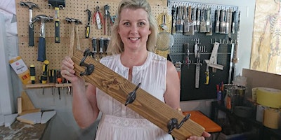 Learn How to use Power Tools and DIY your own Vintage Coat Hook primary image