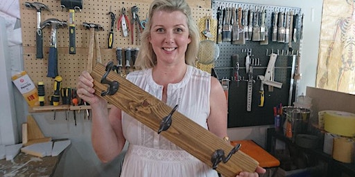 Imagem principal de Learn How to use Power Tools and DIY your own Vintage Coat Hook