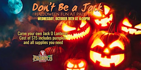 Don't Be a Jack: Jack O Lantern decorating primary image