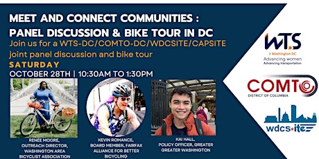 Hauptbild für Meet and Connect Communities : Panel Discussion & Bike Tour in DC