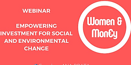Image principale de Webinar Empowering Investment for Social and Environmental Change