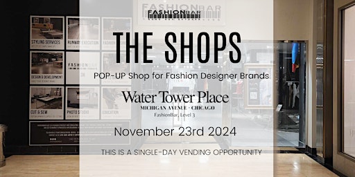 Primaire afbeelding van The Shops - FashionBar’s Single Day Pop-up - November Edition #3