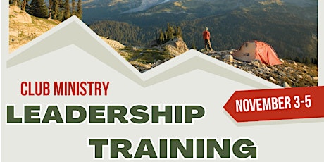 Club Ministry Leadership Training primary image