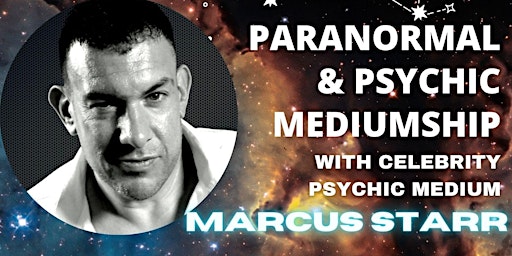 Imagem principal do evento Paranormal & Mediumship with Celebrity Psychic Marcus Starr @ Leeds