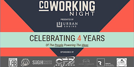 CoWorking Night 4 Year Anniversary - Donation Follow Up primary image
