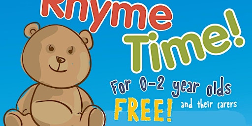 Rhyme Time at  Wellesbourne Library. Drop In, No Need to Book.  primärbild