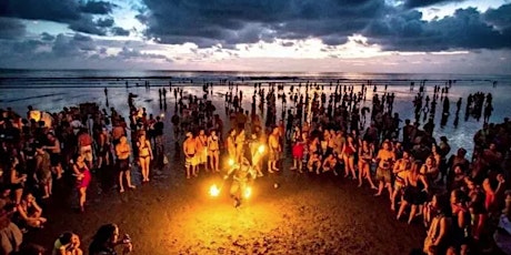 #BonfireHTX Beach Party: Silent Trap Party + Silent Cinema  primary image