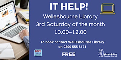 IT Help at Wellesbourne Library primary image