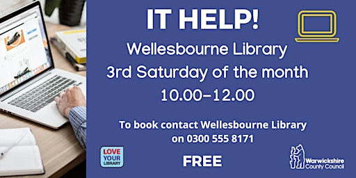 IT Help at Wellesbourne Library primary image