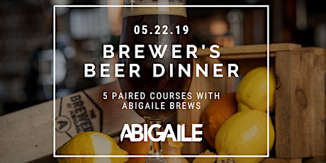 Abigaile Brewer's Beer Dinner primary image