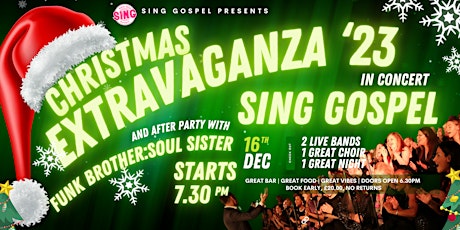 Sing Gospel Christmas Extravaganza '23 primary image