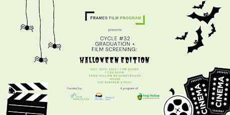 Image principale de Cycle #32 Graduation + Film Screening: Halloween Edition