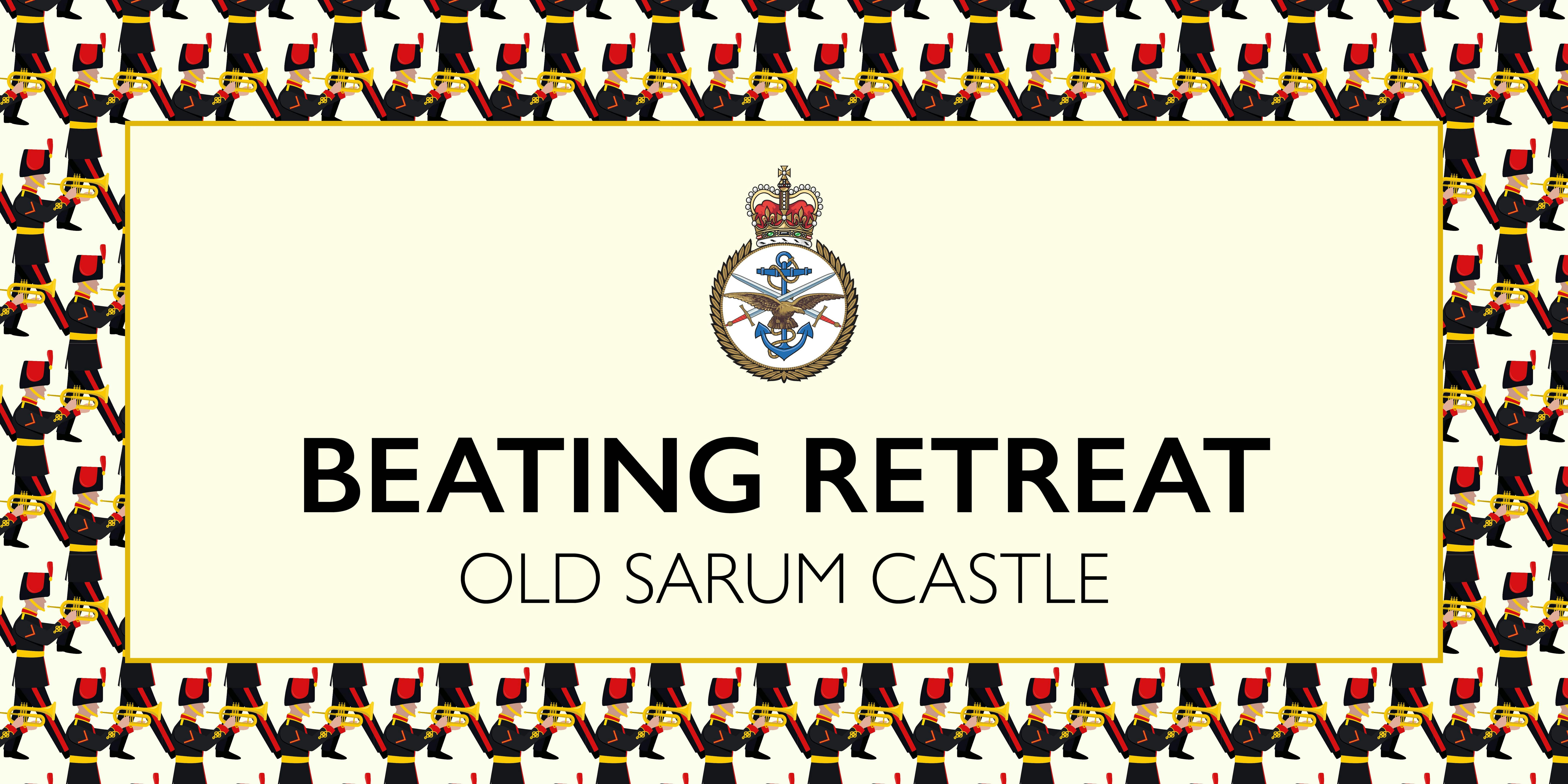 Beating Retreat at Old Sarum Castle