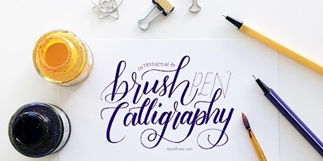 Brush Calligraphy: Lettering w Confidence for Self Care & Mindfulness primary image