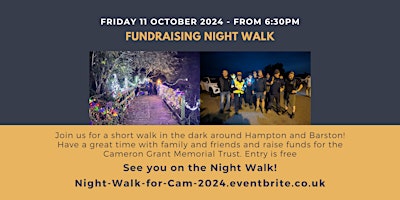 Imagem principal do evento Cameron's Night Walk 2024