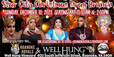 Rescheduled-Star City Christmas Drag Brunch featuring the Roanoke Royals primary image