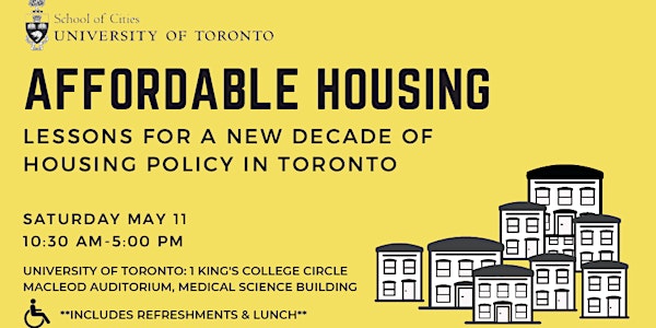 Affordable Housing: Lessons for a New Decade of Housing Policy in Toronto