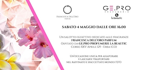Immagine principale di Salotto Olfattivo! Francesca Dell'Oro Parfum 