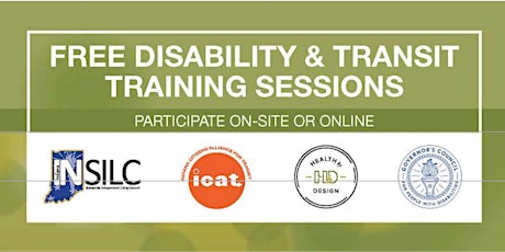 FREE Transit & Disability Training Series for Indiana Transit Providers primary image