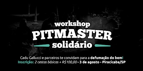 Imagem principal do evento Workshop Pitmaster Solidário