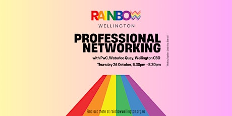 Imagen principal de Rainbow Wellington Business Mixer at PwC