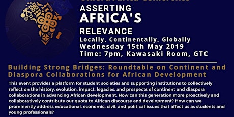 Building Strong Bridges:Roundtable on Collaborations for AfricanDevelopment