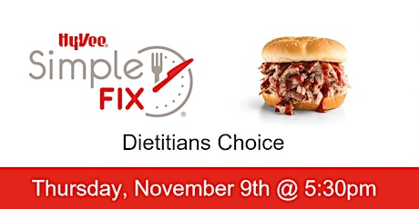 Hauptbild für Simple Fix: Dietitians Choice