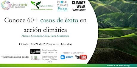 Hauptbild für (CVC) Global Climate Pledge: ClimateWeek Latam 2023