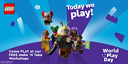 LEGO® World Play Day Make 'N Take (Riccarton - NZ) primary image