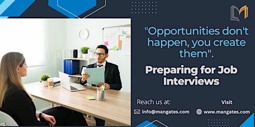 Imagem principal do evento Preparing for Job Interviews 1 Day Training in Atlanta, GA