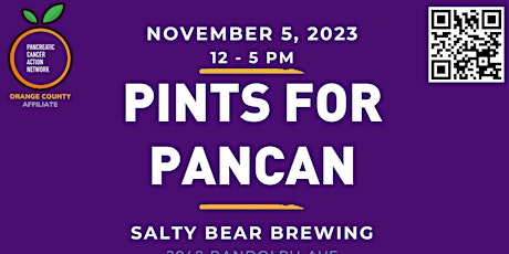 Pints for PanCAN hosted by Salty Bear Brewing primary image