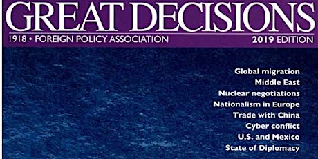 Great Decisions: America's Largest Discussion Program on World Affairs primary image