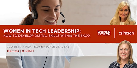 Women in Tech Leadership: How to develop digital skills within the EXCO primary image