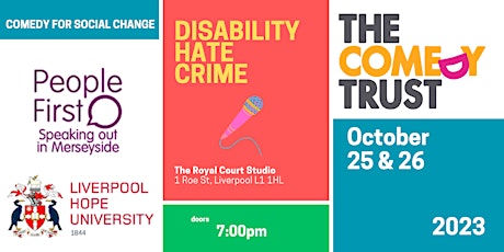 Comedy for Social Change - Disability Hate Crime  primärbild