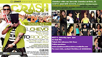Zumba® Crash Tour 2014 by El Chevo and Sito Rocks primary image