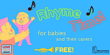 Baby Rhyme Time at  Atherstone Library. Drop In, No Need to Book.