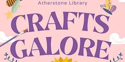 Primaire afbeelding van Crafts Galore  Atherstone Library. Drop In, No Need to Book.