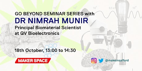Go Beyond Seminar Series - Industry & Me - Nimrah Munir primary image