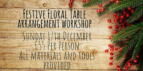 Festive Table Arrangement Workshop primary image