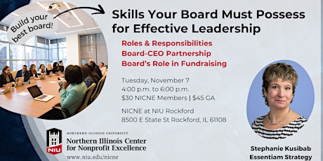 Skills Your Board Must Possess for Effective Leadership primary image