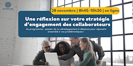 Atelier de réflexion sur votre stratégie d'engagement des collaborateurs primary image