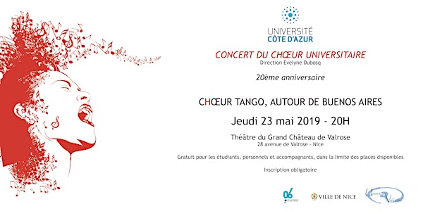 Concert du Chœur Université Côte d'Azur