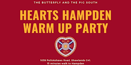 Cup Final 2019 Hearts Supporters Pre-Party primary image