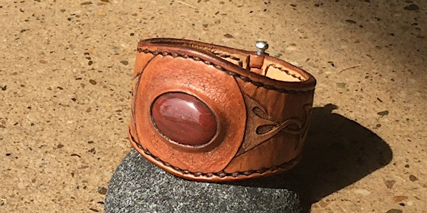 Craft in Focus: Make your own stone inlayed leather bracelet