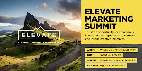 Imagen principal de ELEVATE Marketing Summit 2023